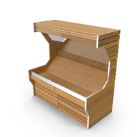 Wooden Grocery Unit Fruits And Veggies PNG & PSD Images