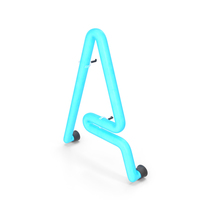 Neon Letter A PNG & PSD Images