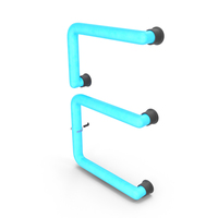 Neon Letter E PNG & PSD Images