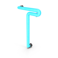 Neon Letter T PNG & PSD Images