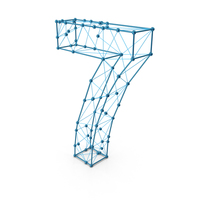 Wire Alphabet Number 7 PNG & PSD Images