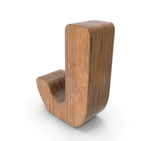 J Wooden Letter PNG & PSD Images