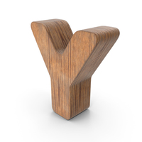 Y Wooden Letter PNG & PSD Images