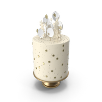 Winter Cake for a Winter Wedding PNG & PSD Images