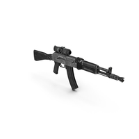 AK104 with Thermal Scope Trijicon IR Patrol M300W PNG & PSD Images