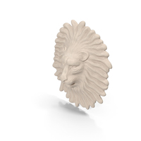 Lion Wall Sculpture PNG & PSD Images