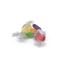 Small Pile of Wrapped Oval Candy PNG & PSD Images