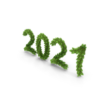 Christmas Tree Garland 2021 PNG & PSD Images