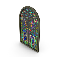 Stained Glass Church Window PNG & PSD Images