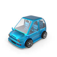 Cartoon Car Blue PNG & PSD Images