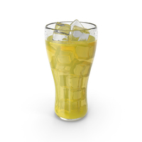 Juice Glass Yellow PNG & PSD Images