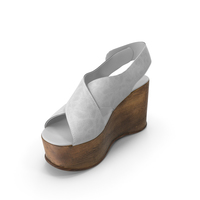 Women's Shoes Wood White PNG & PSD Images