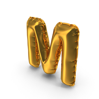 Balloons Alphabet Letter M PNG & PSD Images
