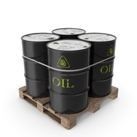 Barrels on a Pallet PNG & PSD Images