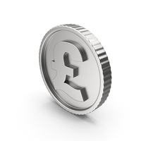 Coin Pound Silver PNG & PSD Images