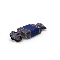 Wrapped Blue Toffee Candy PNG & PSD Images
