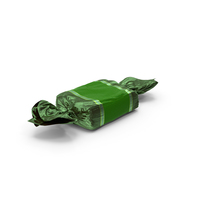 Wrapped Green Toffee Candy PNG & PSD Images
