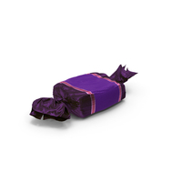 Wrapped Purple Toffee Candy PNG & PSD Images