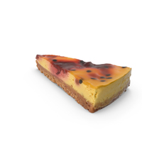 Passion Fruit Cheesecake PNG & PSD Images