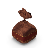 Wrapped Fancy Chocolate Bonbon Red PNG & PSD Images
