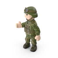 Soldier Pointing PNG & PSD Images
