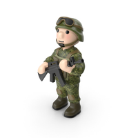 Soldier With Gun PNG & PSD Images