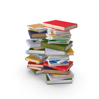 Book Stack PNG & PSD Images