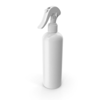 Spray Bottle White Reusable 300 ml PNG & PSD Images