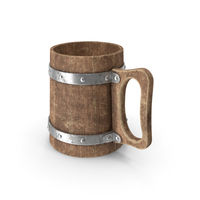 Wooden Cup Straight PNG & PSD Images