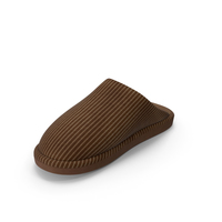 Women's Slippers Brown PNG & PSD Images