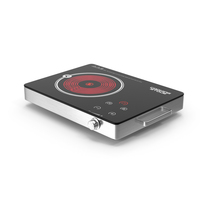 Ceramic Electric Cooker Sensor Control Switched On PNG & PSD Images