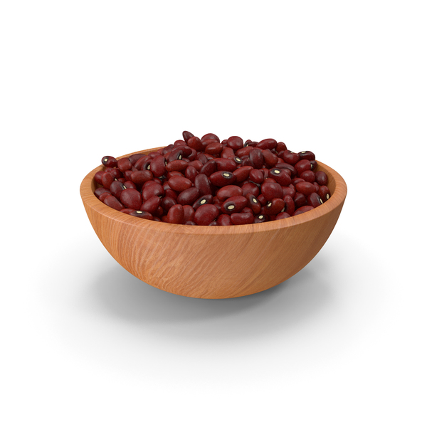 Full Bowl of Dark Red Kidney Beans PNG & PSD Images