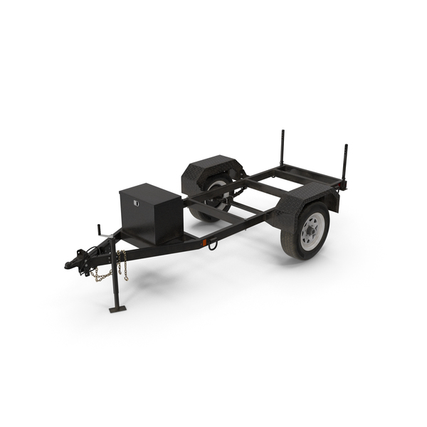 Heavy Duty Two Wheel Trailer PNG & PSD Images