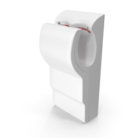 High Velocity Vertical Hand Dryer White PNG & PSD Images