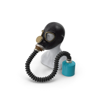 Military Gas Mask GP5 with Hose PNG & PSD Images