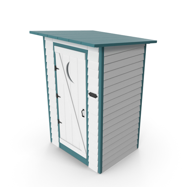 Painted Wooden Outhouse Toilet PNG & PSD Images