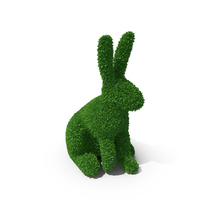 Rabbit Topiary Sculpture PNG & PSD Images