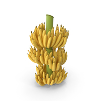 Ripe Yellow Banana Cluster PNG Images & PSDs for Download