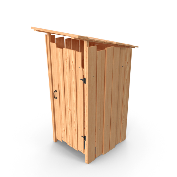 Rustic Wooden Outhouse Toilet PNG & PSD Images
