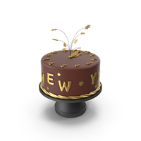 Happy New Year Cake PNG & PSD Images