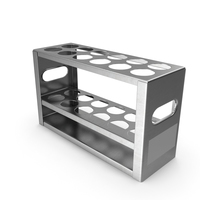 Stainless Steel Test Tube Rack PNG & PSD Images