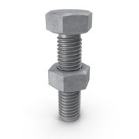 Hex Bolt and Nut PNG & PSD Images