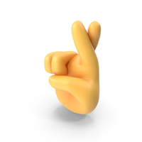 Crossed Fingers Emoji PNG & PSD Images