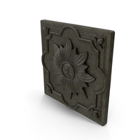 Flower Tile Wall Decor PNG & PSD Images