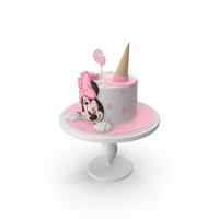 Minnie Mouse Cake PNG & PSD Images