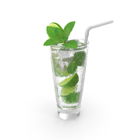 Glass of Mojito Cocktail PNG & PSD Images