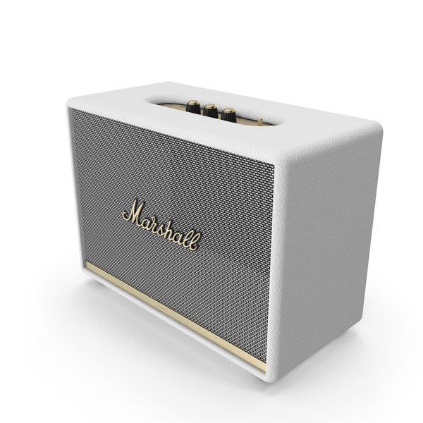 Marshall Woburn II Wireless Bluetooth Speaker White PNG Images