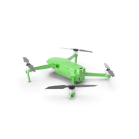 Quadcopter Aerial Drone with Gimbal Mounted Camera PNG & PSD Images