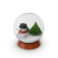 Cartoon Snow Globe PNG & PSD Images