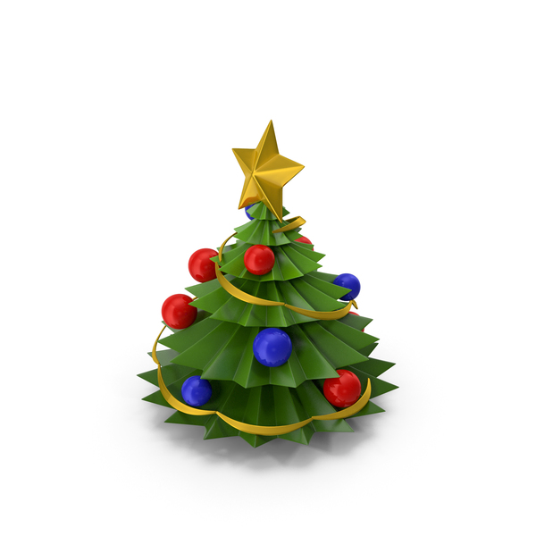 Cartoon Christmas Tree PNG & PSD Images